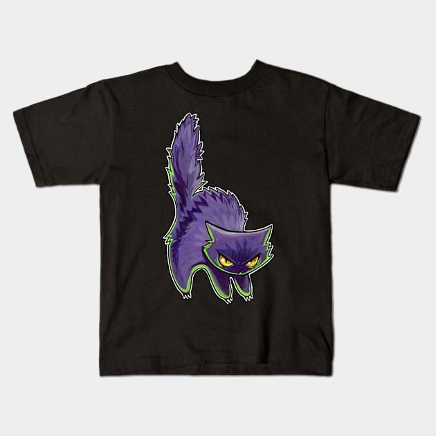 Purple hiss Kids T-Shirt by BiancaRomanStumpff